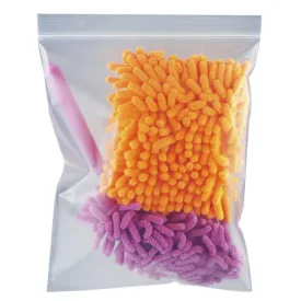 100 Ct Clear Plastic Reclosable Bags 8" X 10" 2Mil Poly Resealable Zip Lock Seal