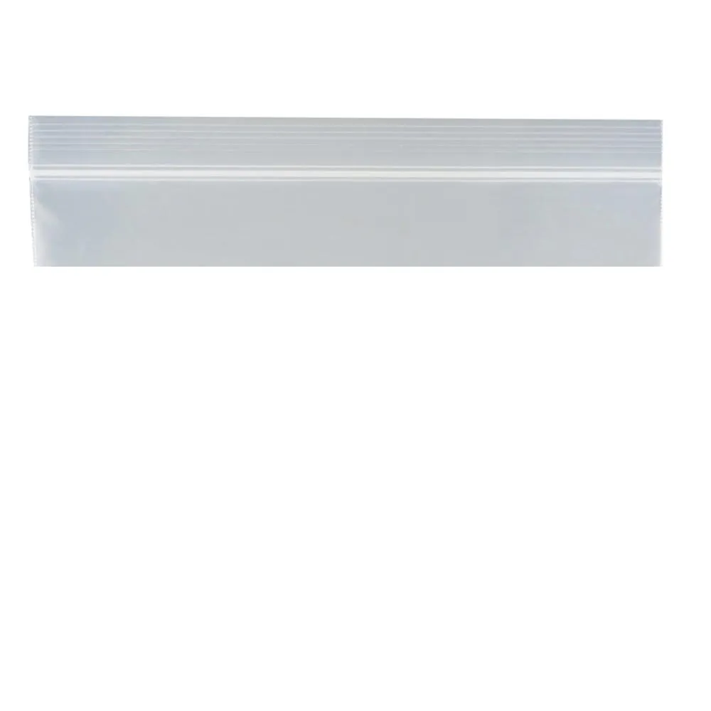 100 Pc Clear Poly Bags 2 Mil 8 x 10 Resealable Seal Lock Reclosable Zip Plastic