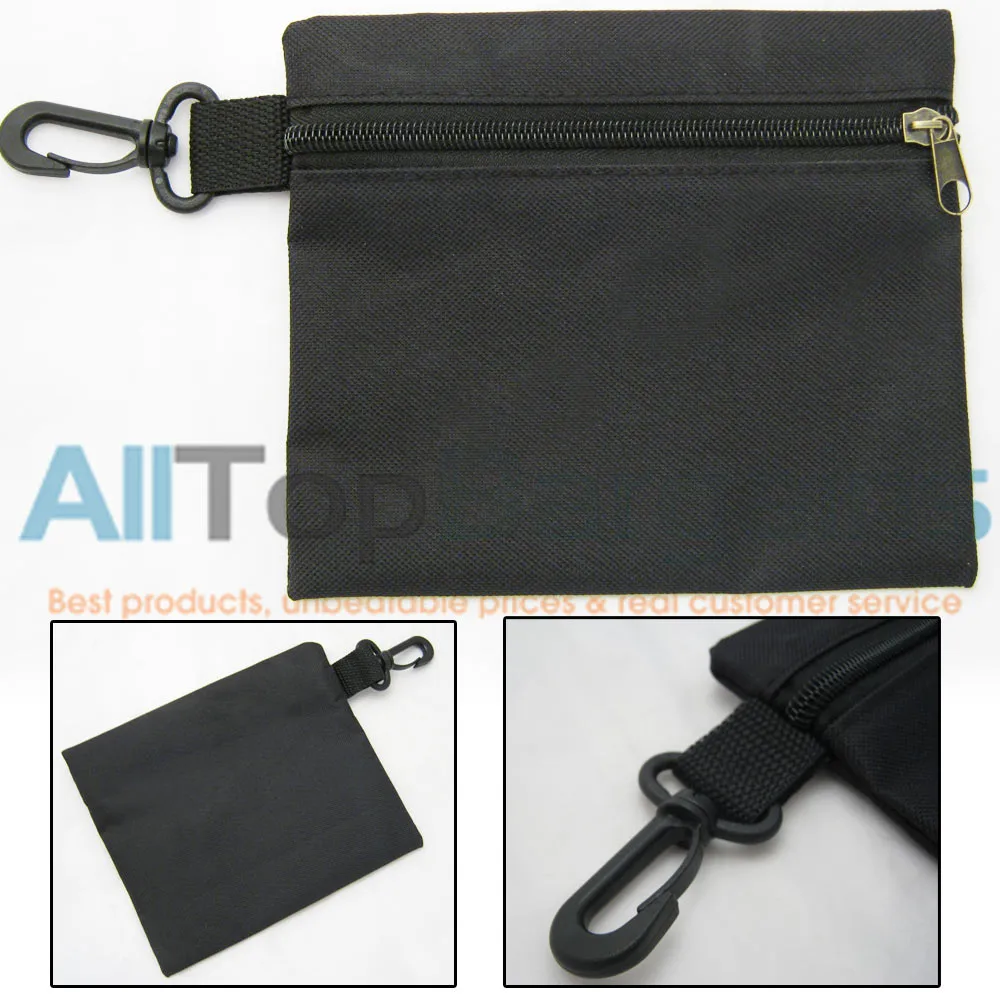 3 Pack Lot Multi Purpose Zippered Organizer Clip On Tool Pouch Bags Hanging Case