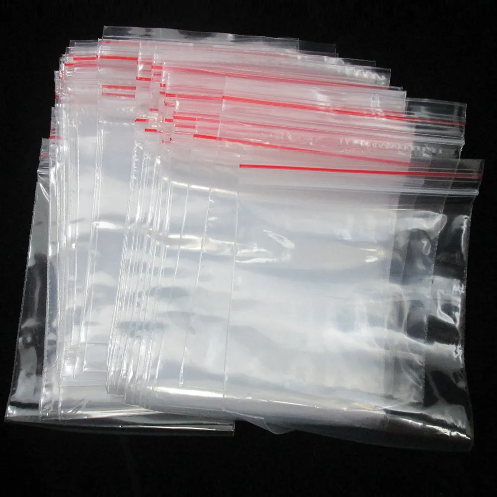 500 3" X 4" Reclosable Bags Clear Poly Bag Small Baggies Heavyduty 2Mil