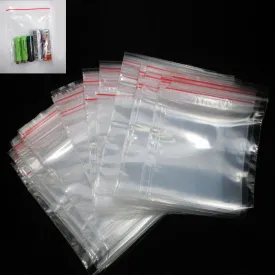 500 3" X 4" Reclosable Bags Clear Poly Bag Small Baggies Heavyduty 2Mil