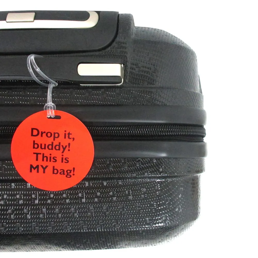 8 Novelty Luggage Tags Name ID Card Identification Travel Label Baggage Suitcase
