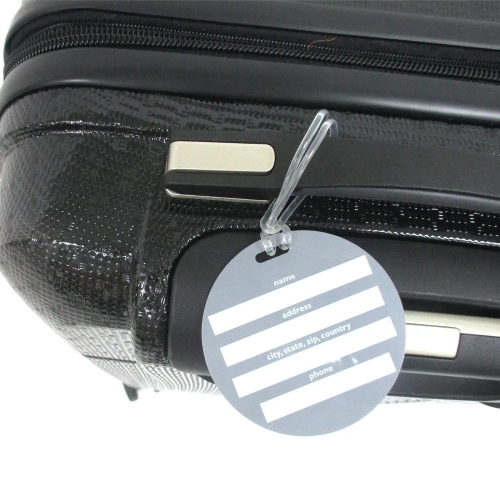 8 Novelty Luggage Tags Name ID Card Identification Travel Label Baggage Suitcase