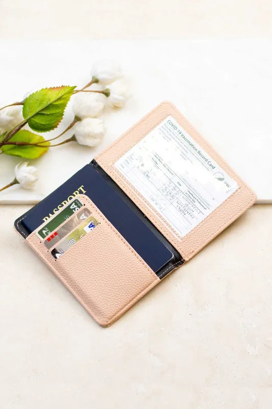 Aili's Corner Passport and Vaccine Credit Card Wallet