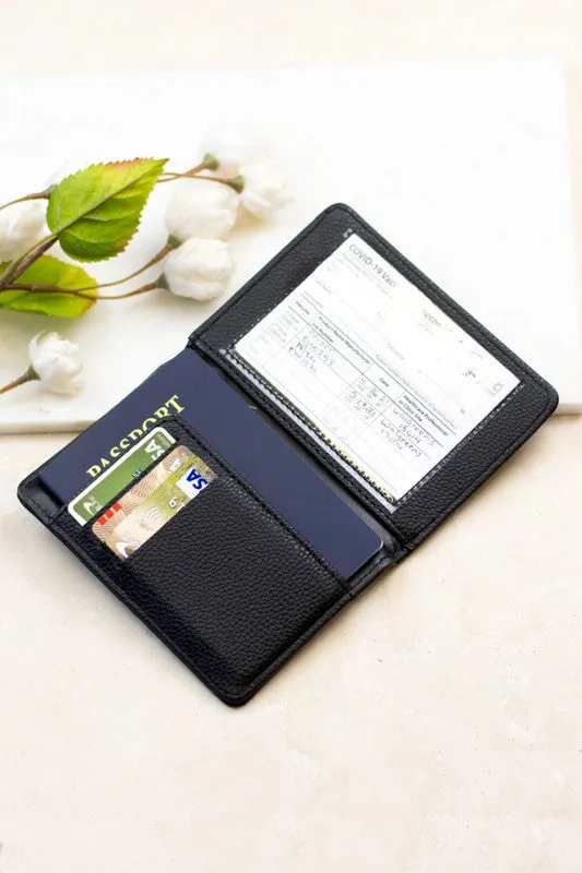 Aili's Corner Passport and Vaccine Credit Card Wallet