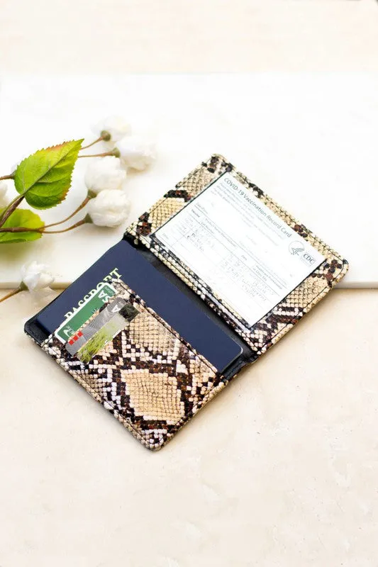 Aili's Corner Passport and Vaccine Credit Card Wallet