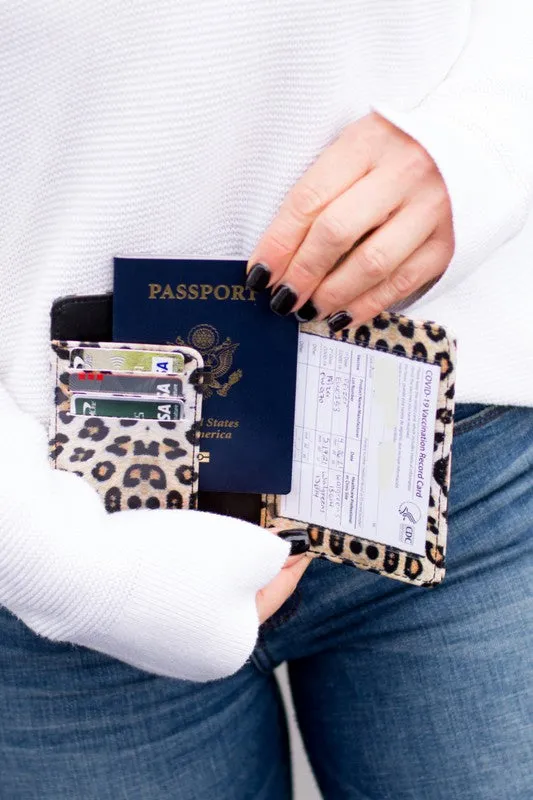 Aili's Corner Passport and Vaccine Credit Card Wallet