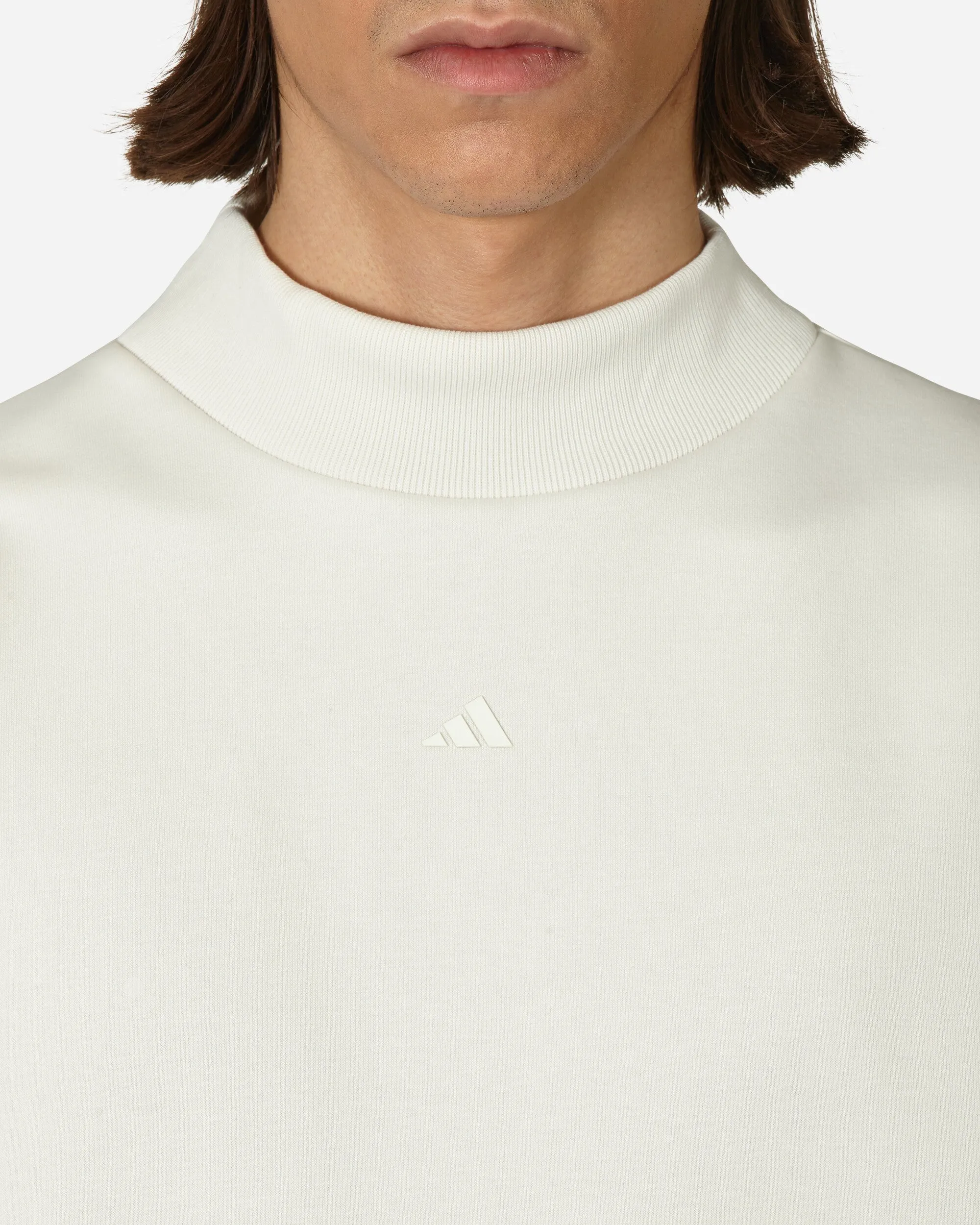 Basketball Crewneck Sweatshirt White