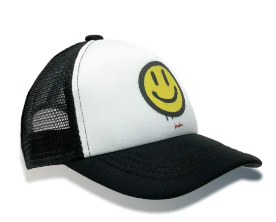 Bubu - Baby/Toddler/Kids Trucker Hats - Smile in Black/White