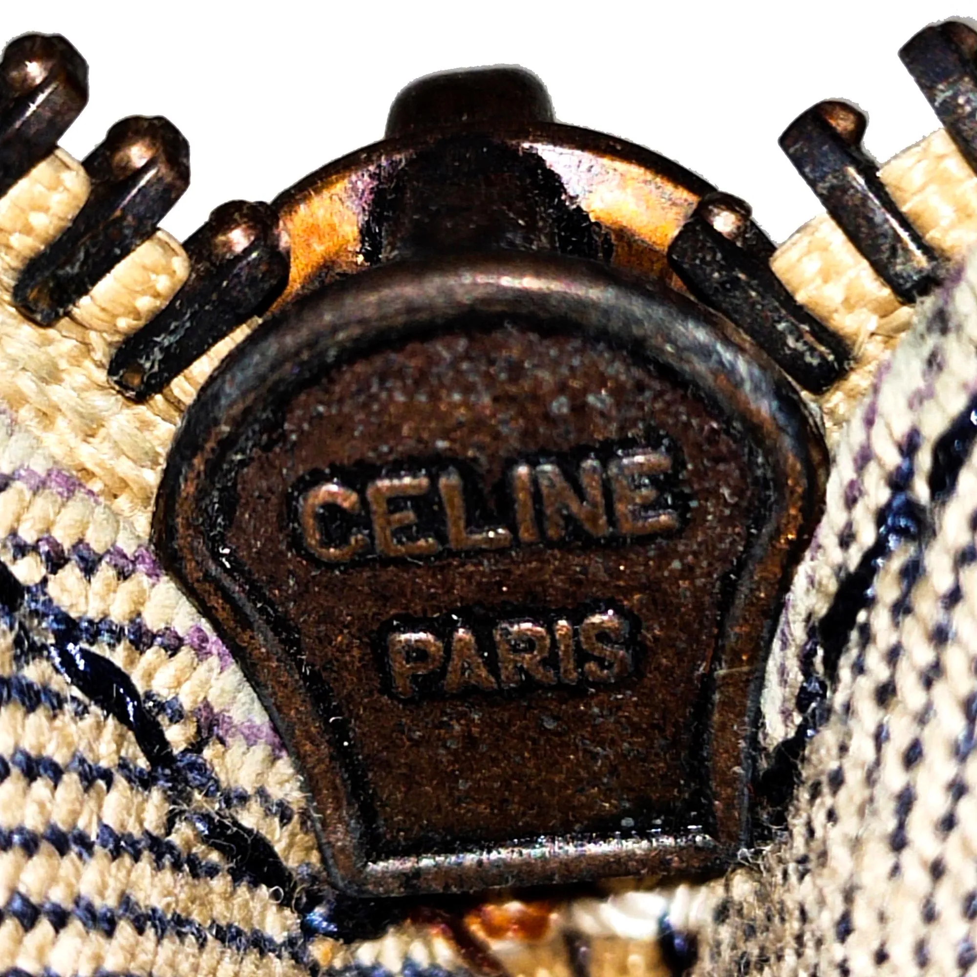 Celine Macadam Denim Handbag (SHG-35384)