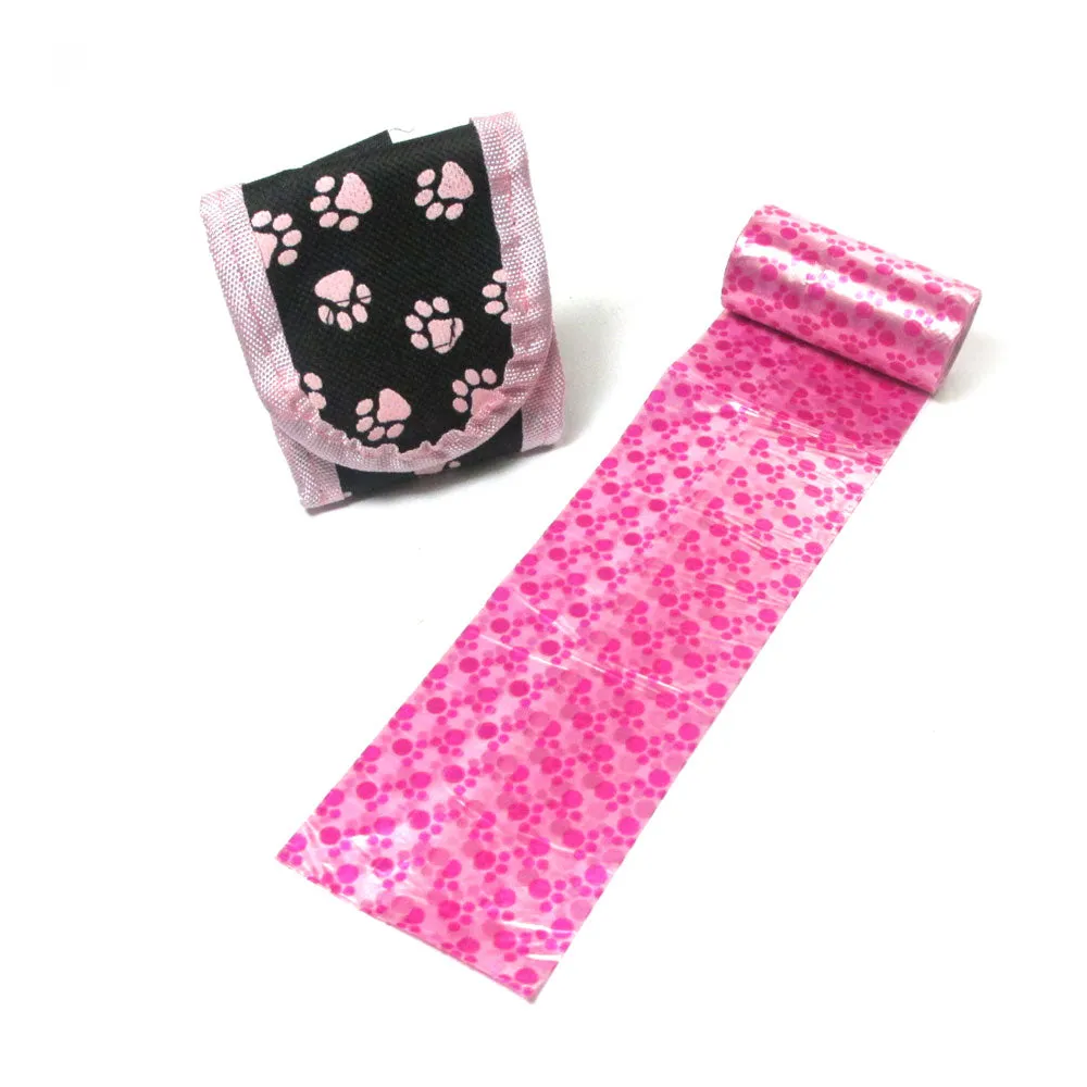 Dog Waste Bag Refills Dispenser Pet Dog Cat Pickup Poop Bags Refill Roll Clean
