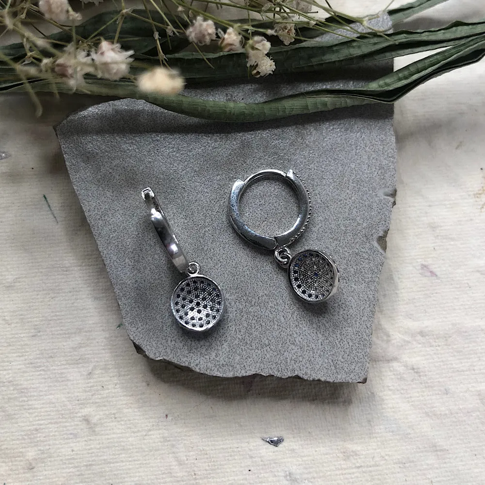 Evil Eye Hoops