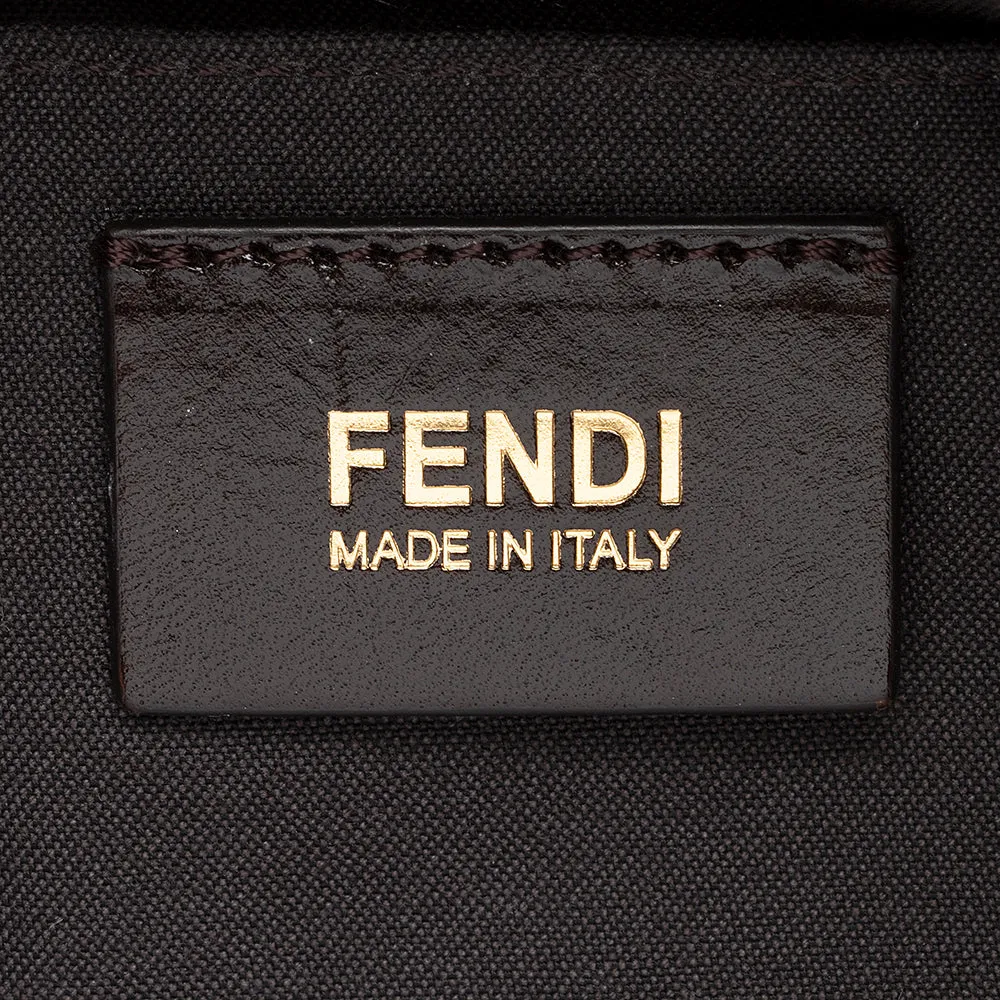 Fendi Metallic Suede Chain Trim Tote (SHF-19730)