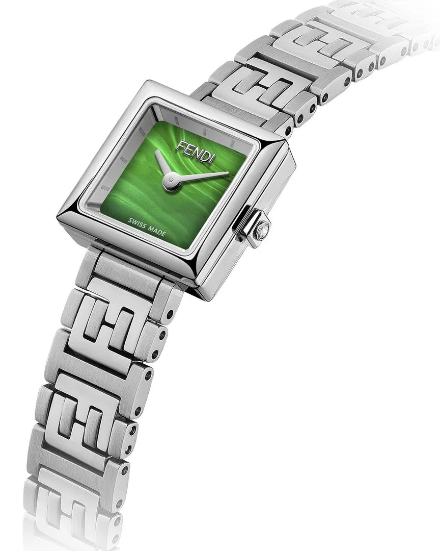 FENDI Women's Forever Fendi Square Diamond Watch