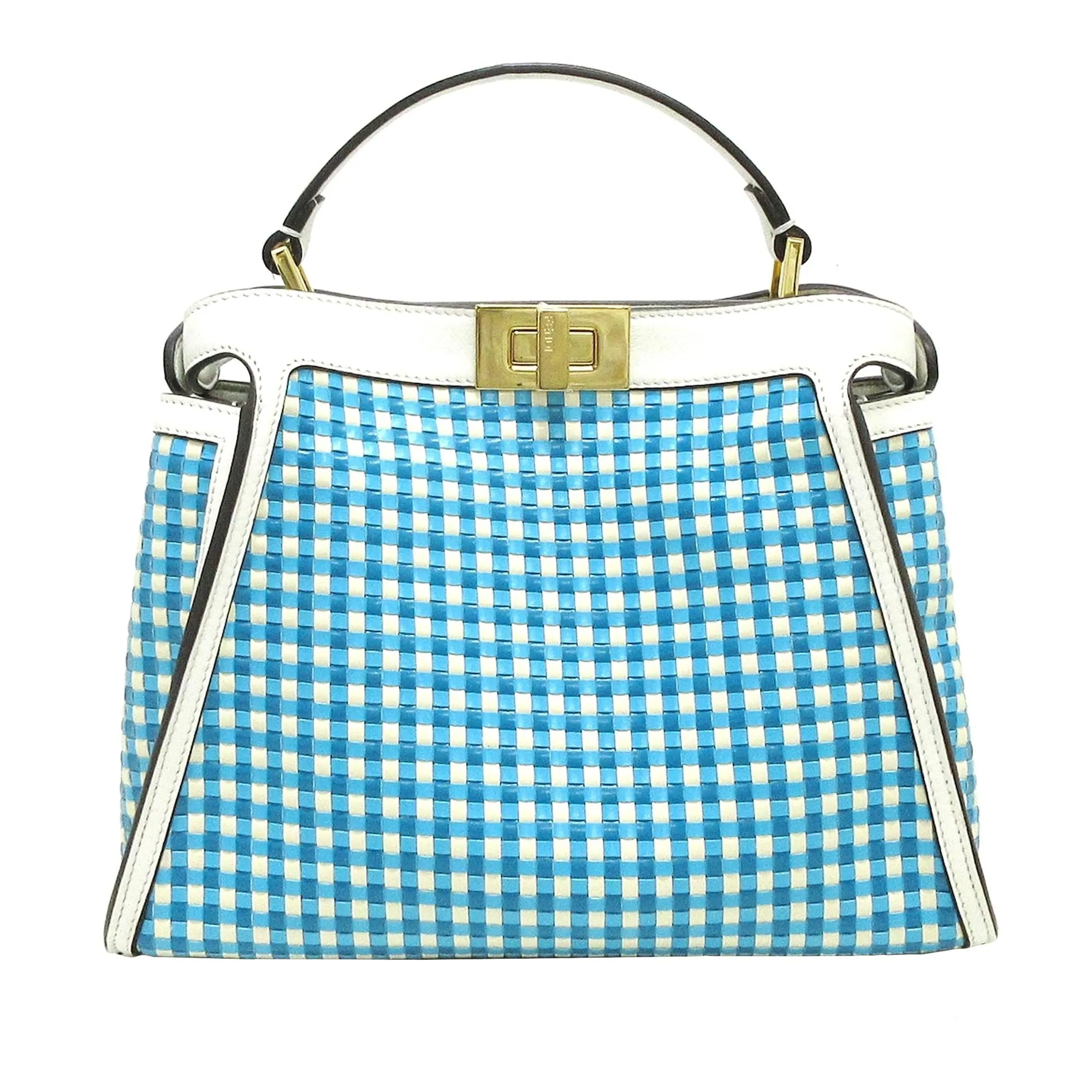 Fendi Woven Peekaboo Satchel (SHG-uY7B6k)