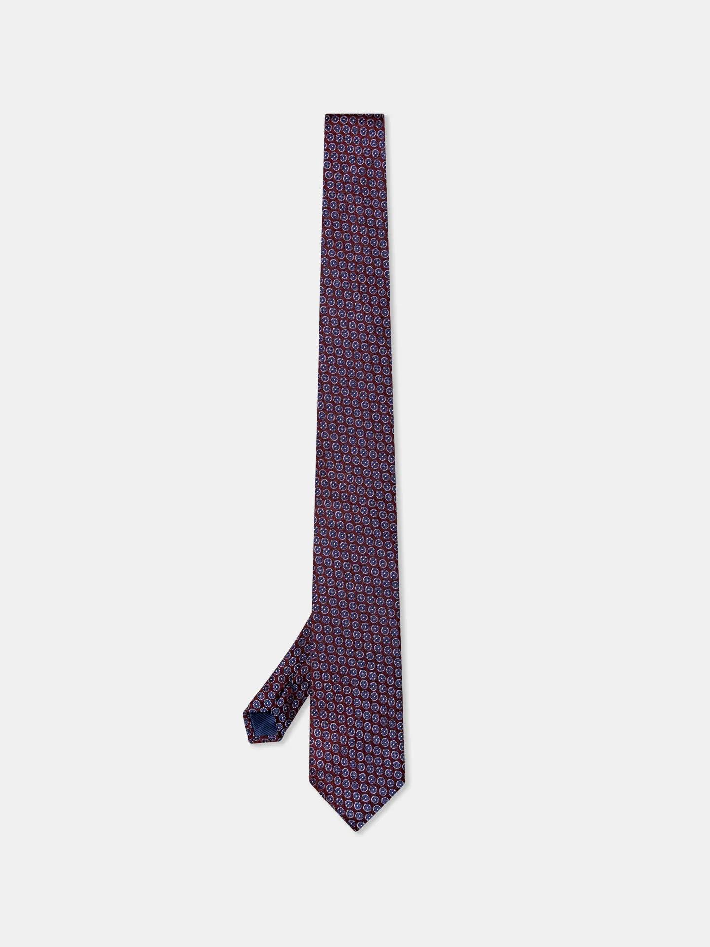 Floral Pattern Tie 100% Silk 7,5cm