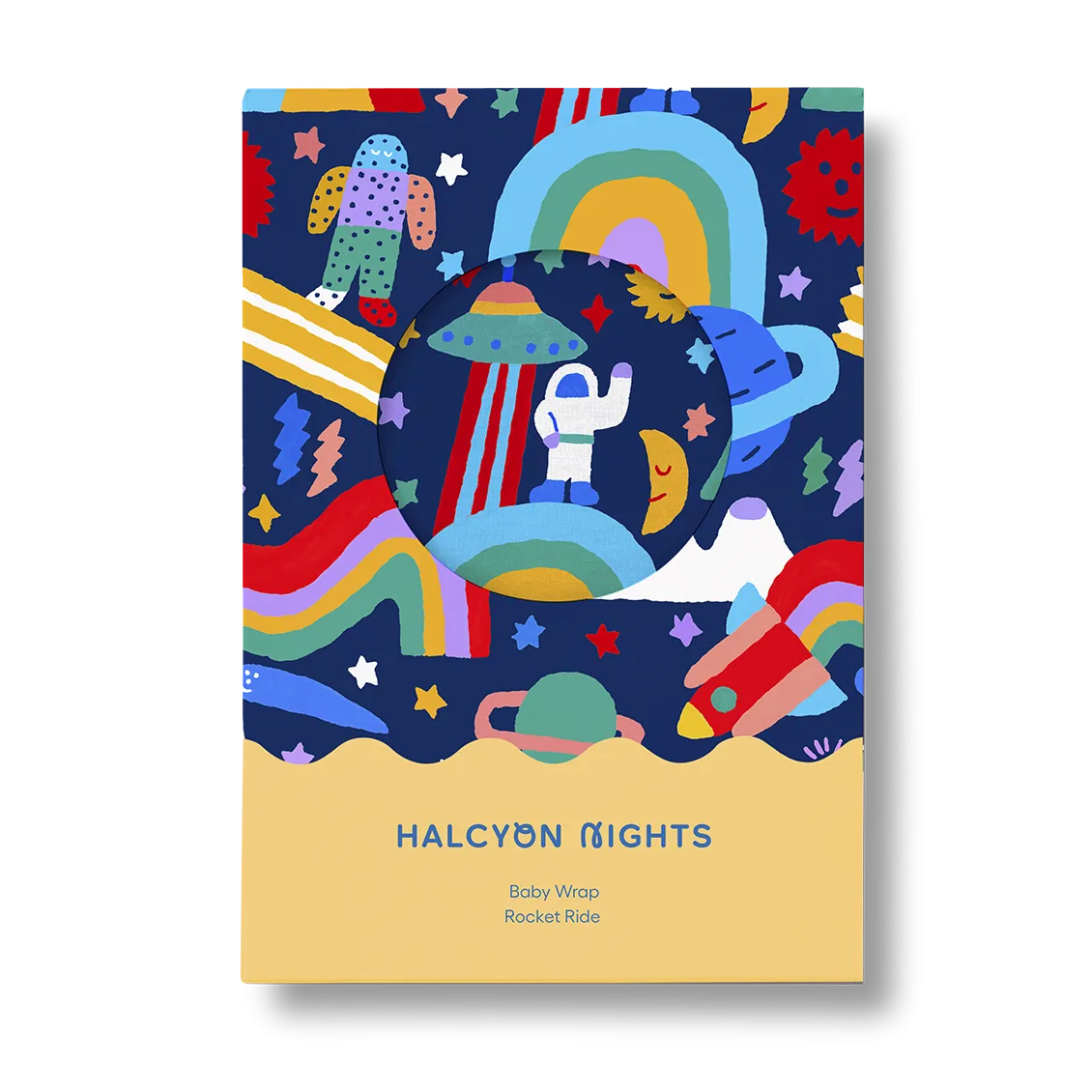 Halcyon Nights Baby Wrap - Rocket Ride