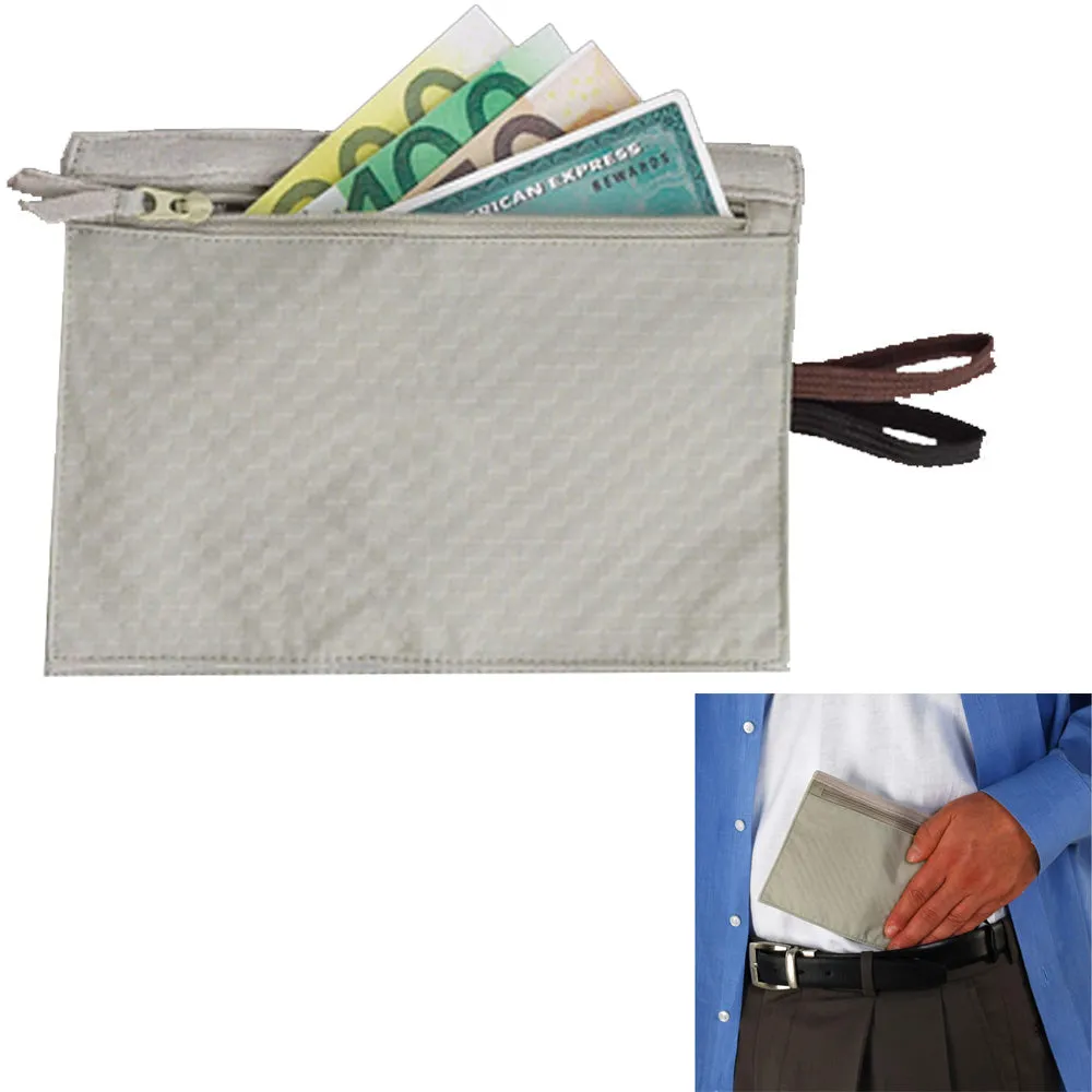 Hidden Money Belt Travel Wallet Passport Cards Money Smartphone Lewis N Clark