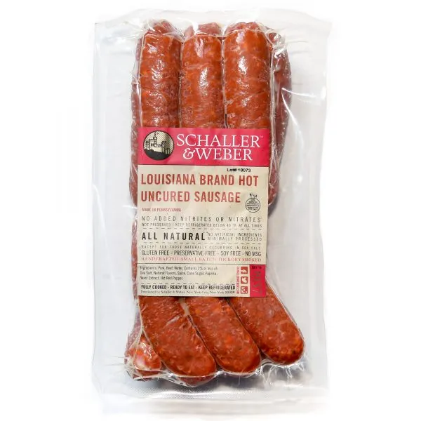 Louisiana Brand Hot Uncured Sausages