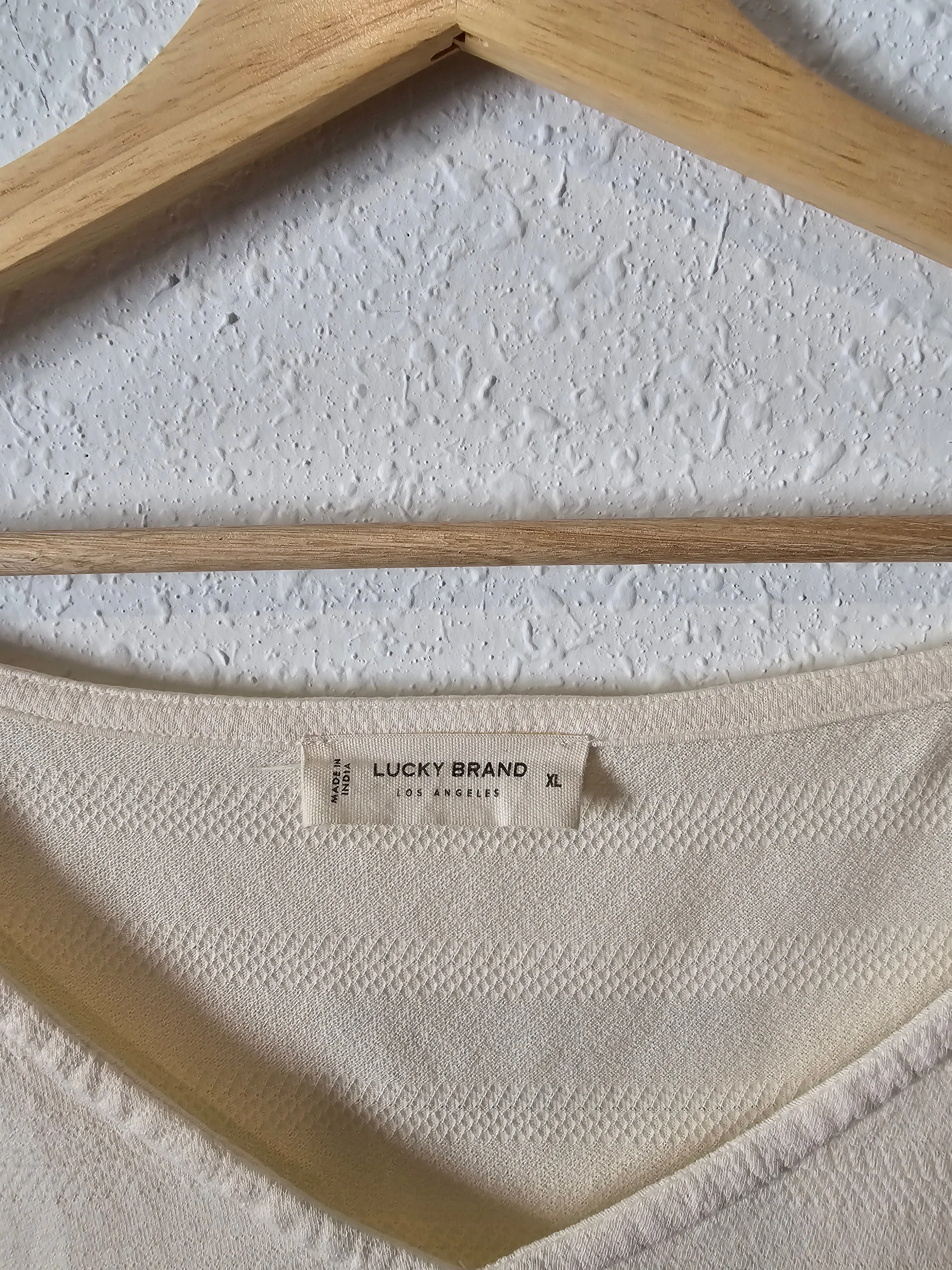 Lucky Brand Gauze Babydoll Top (XL)