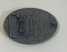 Vintage Metal Belt Buckle, Belmont Park, Heavy Duty, Quality, Made in USA, For Belts, Fashion
