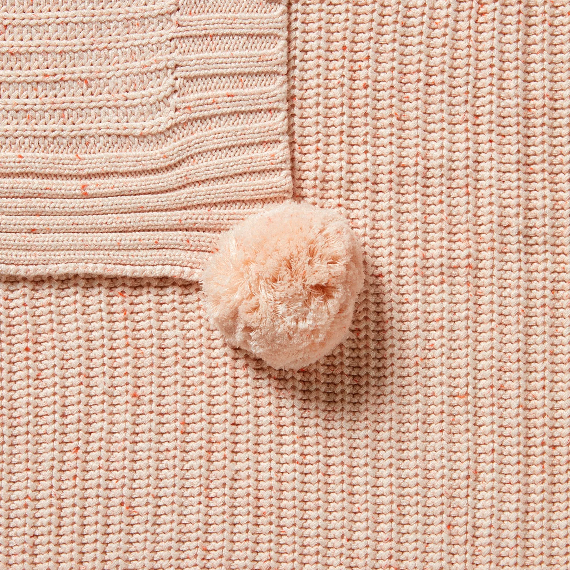 Wilson and Frenchy Organic Knitted Blanket - Fairy Floss